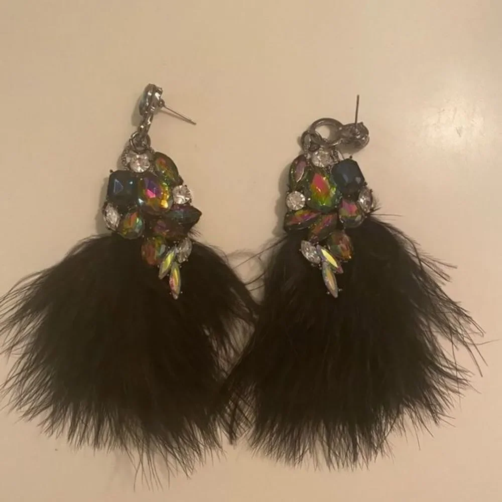 Allie Beads fur earrings